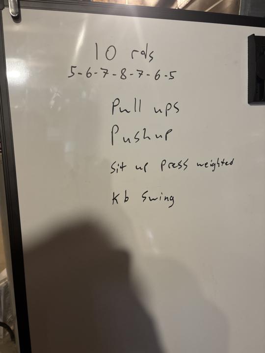 Pick some hard stuff and do it 