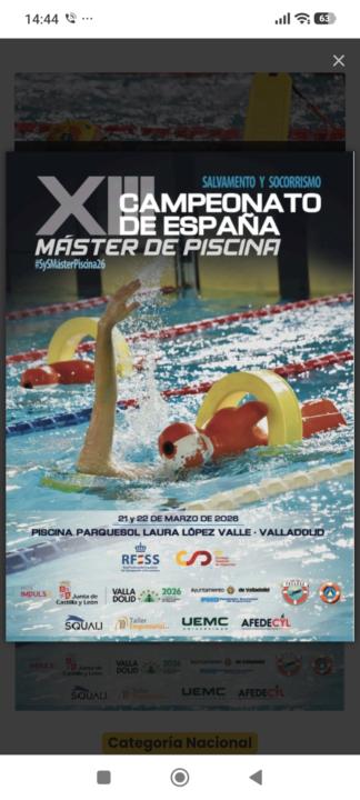 Mañana tercera fase de Liga madrileña Salvamento y Socorrismo máster 