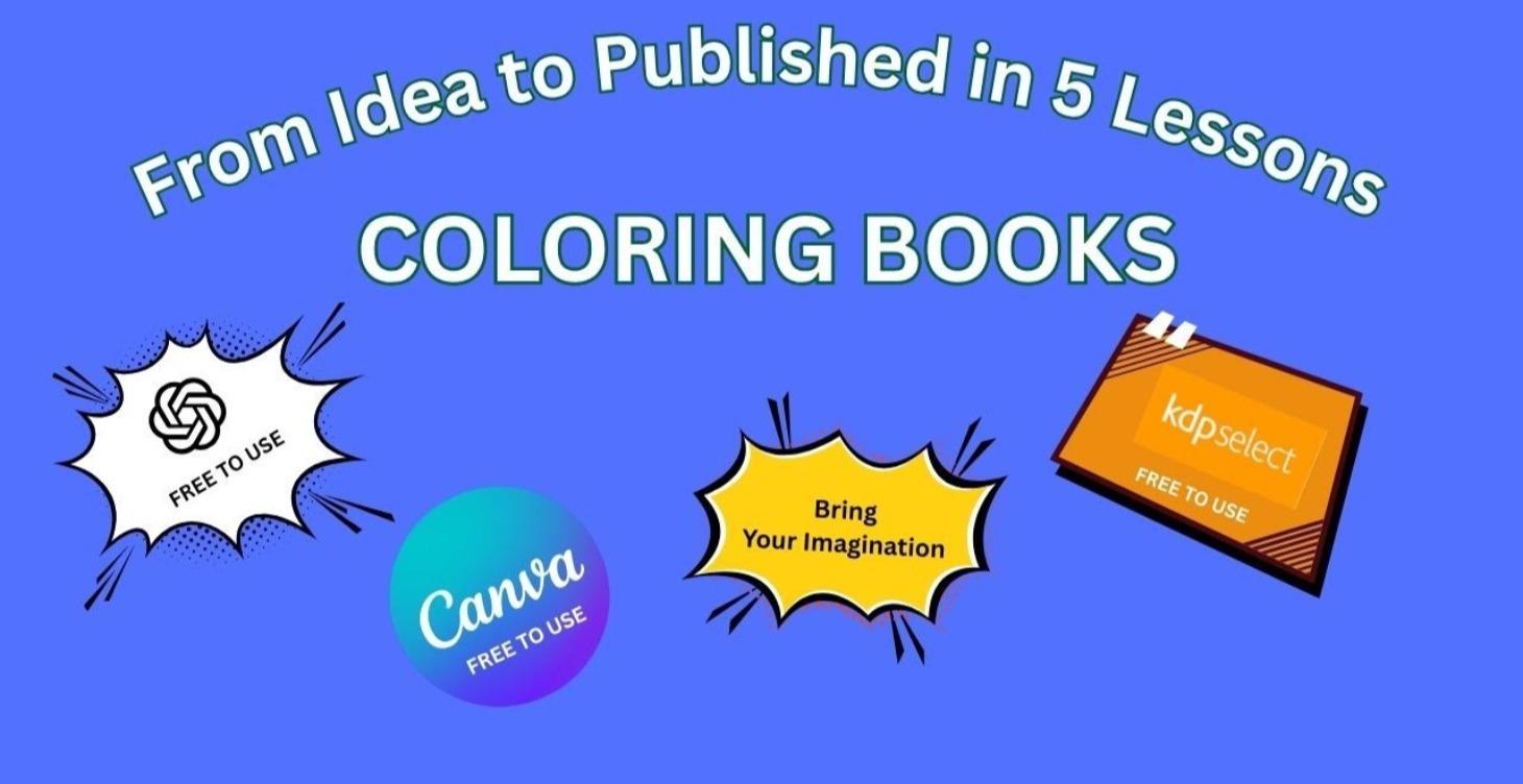 How to create coloring book from Start to End
