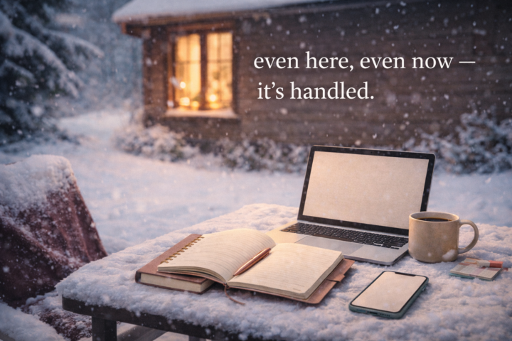 Snow day… and it’s handled ❄️