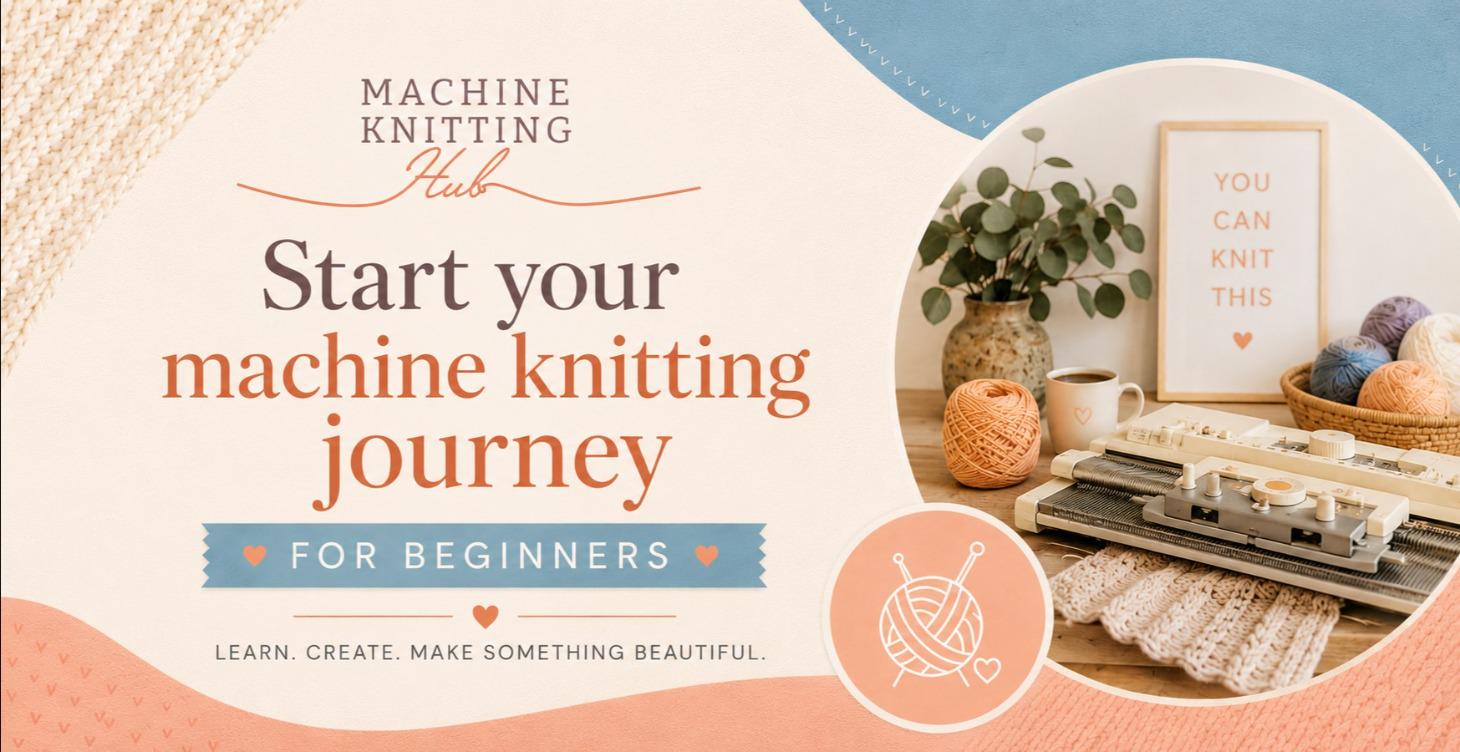 Beginners start Your Machine Knitting Journey Here
