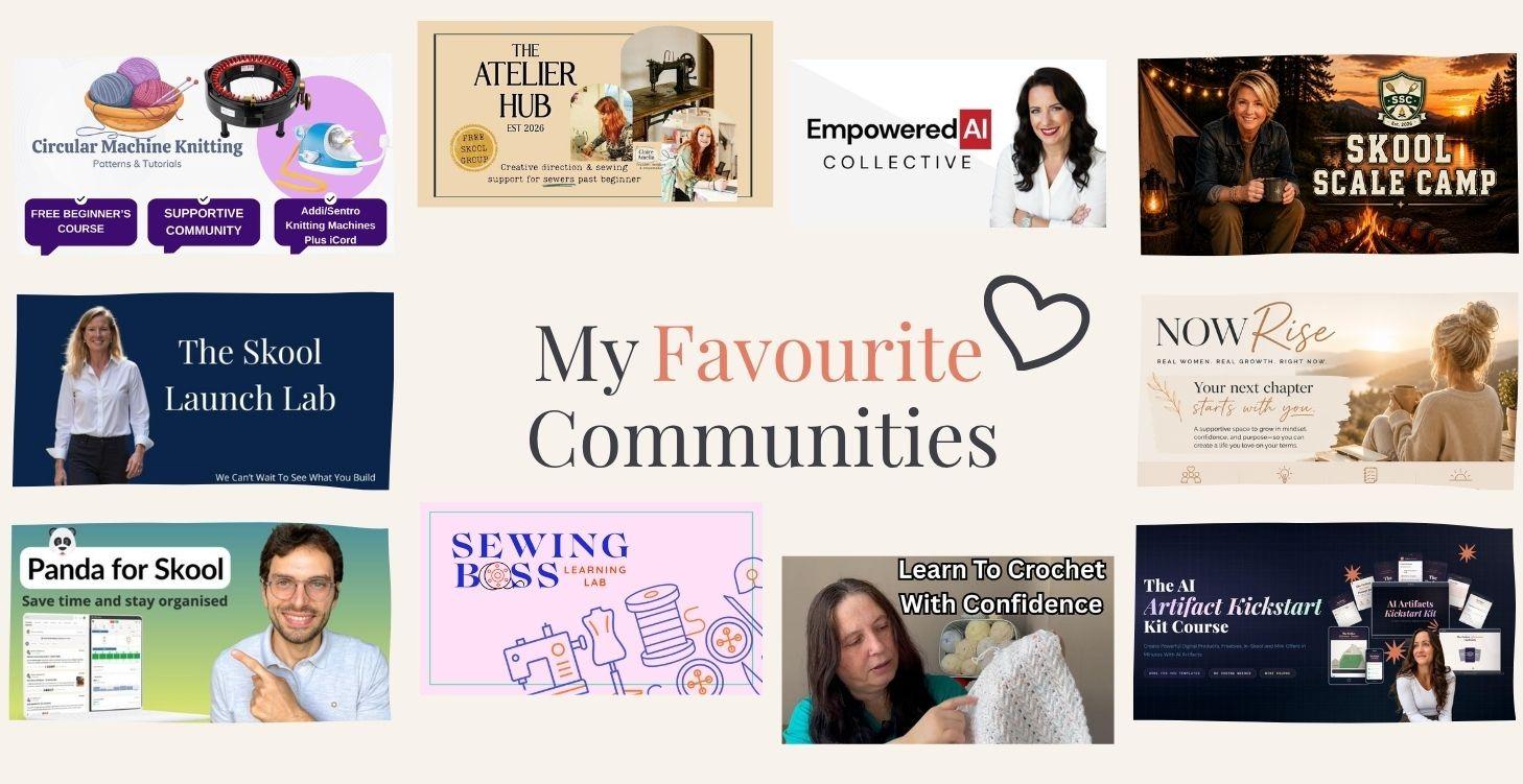 Communities I Love (and Think You Might Too)
