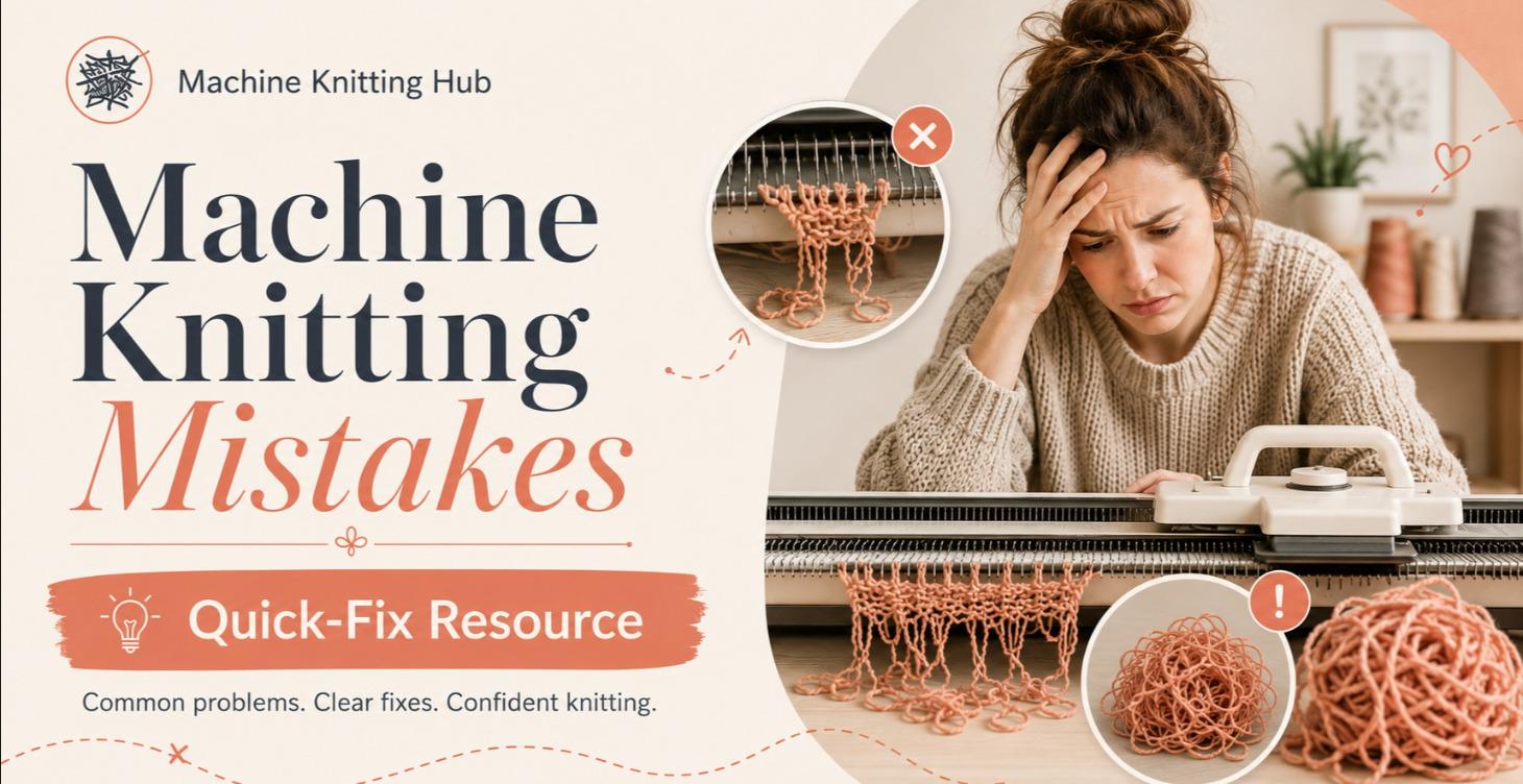 Machine Knitting Mistakes - Quick-Fix Resource
