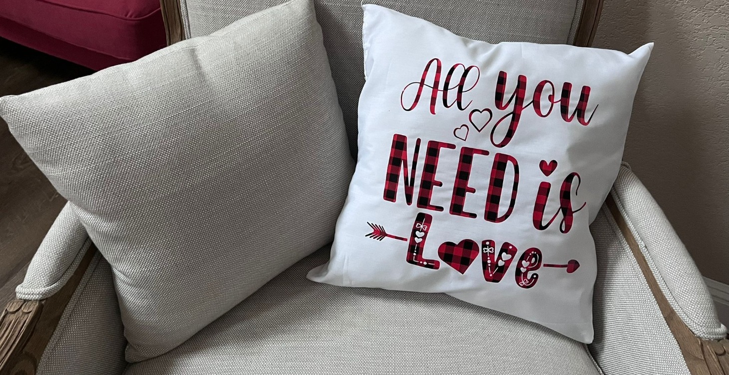 'All You Need Is Love' Pillow