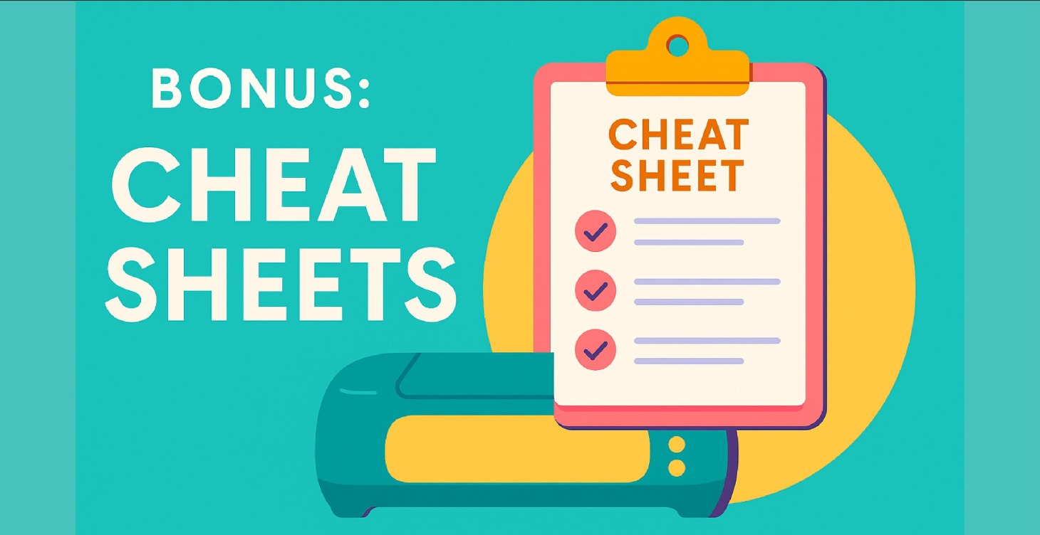 Bonus 1: Free Cheat Sheets