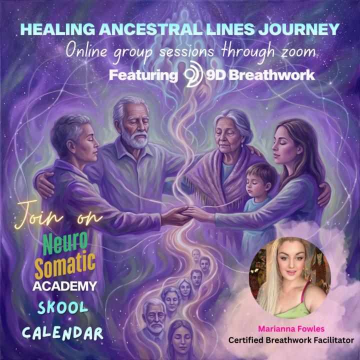 🧬 Join us for the upcoming Healing Ancestral Lines 9D Breathwork Journey 🪐
