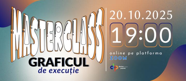 𝐆𝐫𝐚𝐟𝐢𝐜𝐮𝐥 𝐆𝐀𝐍𝐓𝐓 - luni 20 octombrie ora 19