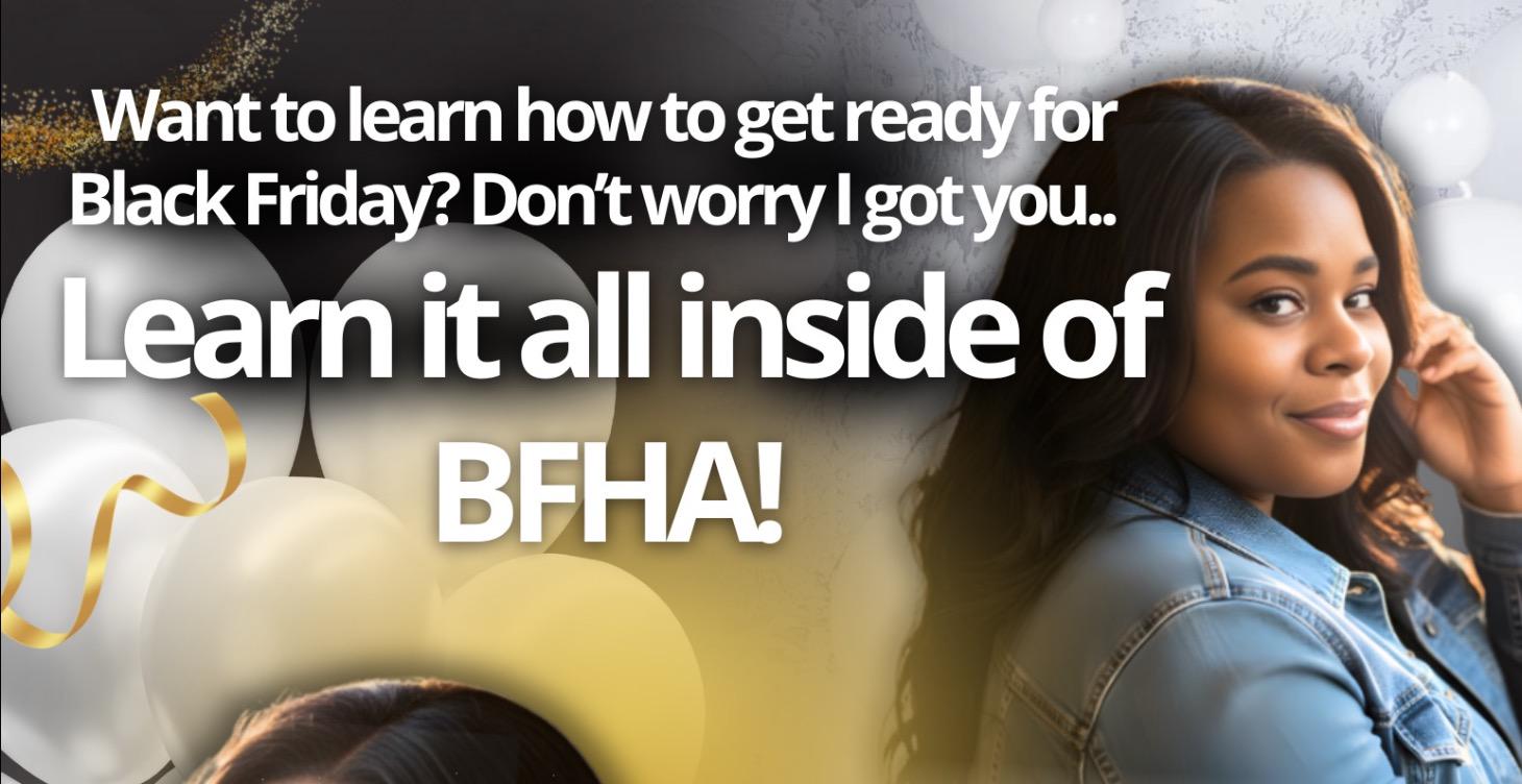 Black Friday Help Athon (BFHA) - Replay Only