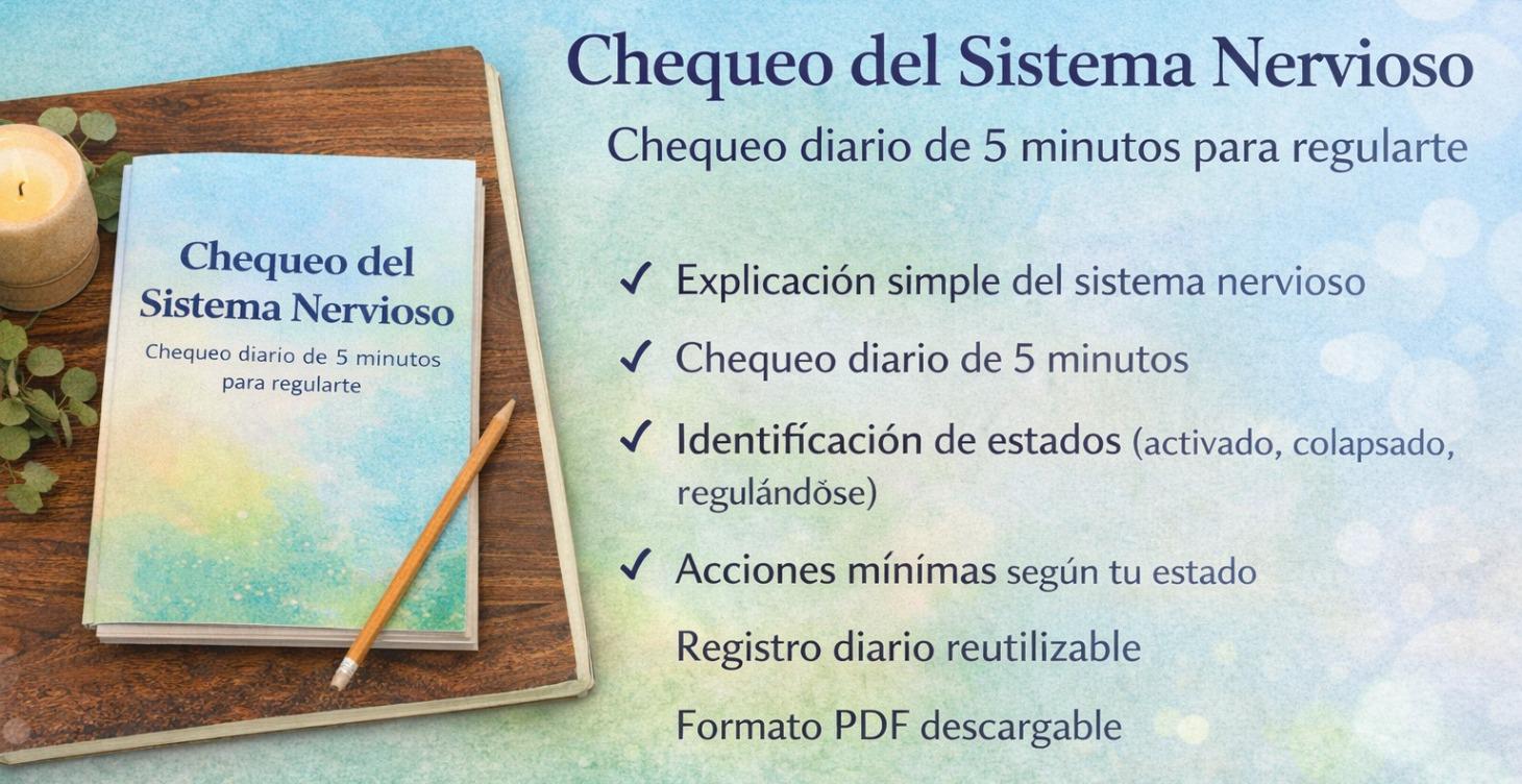 Chequeo diario de 5 minutos para regularte