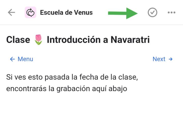 Para marcar el avance en los cursos