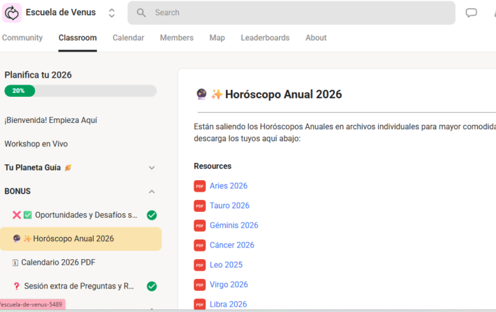 Horoscopo Anual LEO el archivo dice "2025"