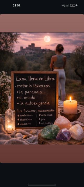  Luna Llena en Libra (Litoterapia)