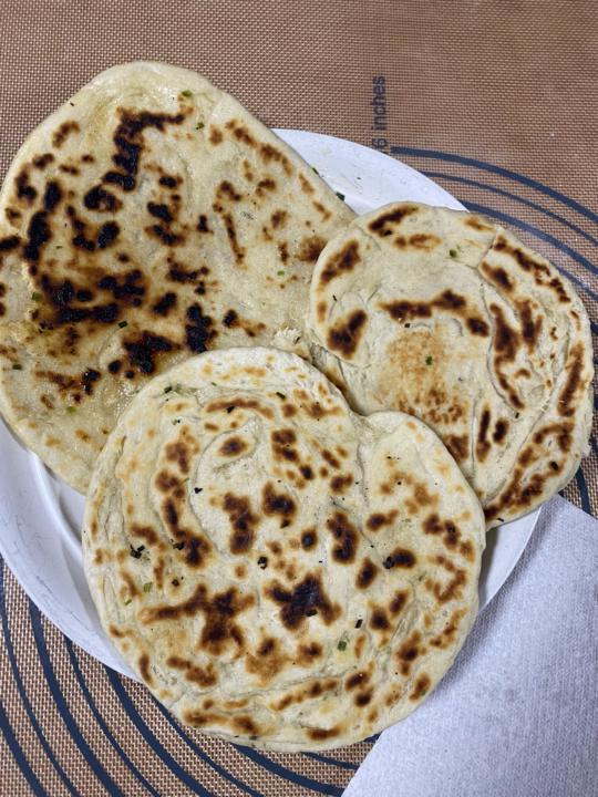 Sourdough naan 