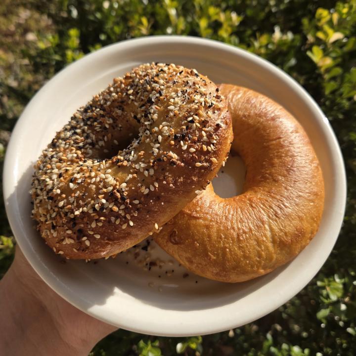A Little Bagel Practice Before Our Bake-Along next week!🥯
