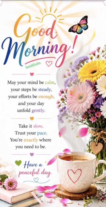 Good Morning Everyone 