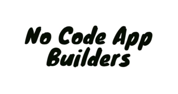 AI no code App Builders