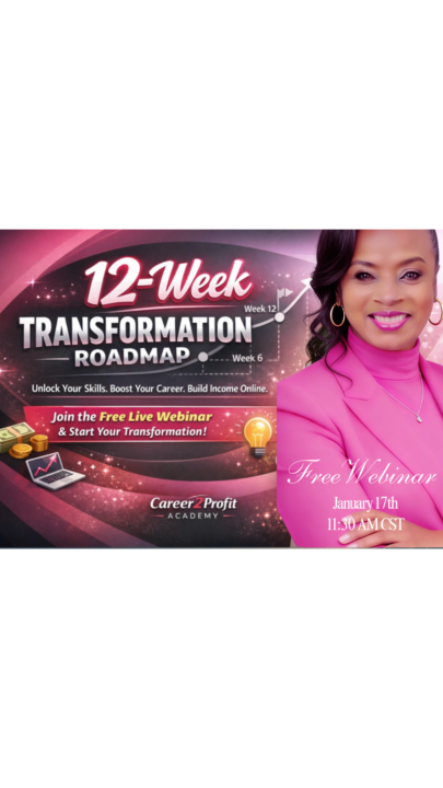 Free Live Webinar - 12 Week Transformation Roadmap