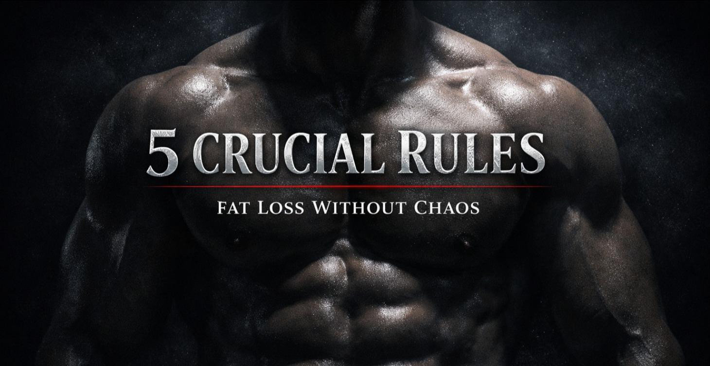 Fat Loss Without Chaos: 5 Crucial Rules