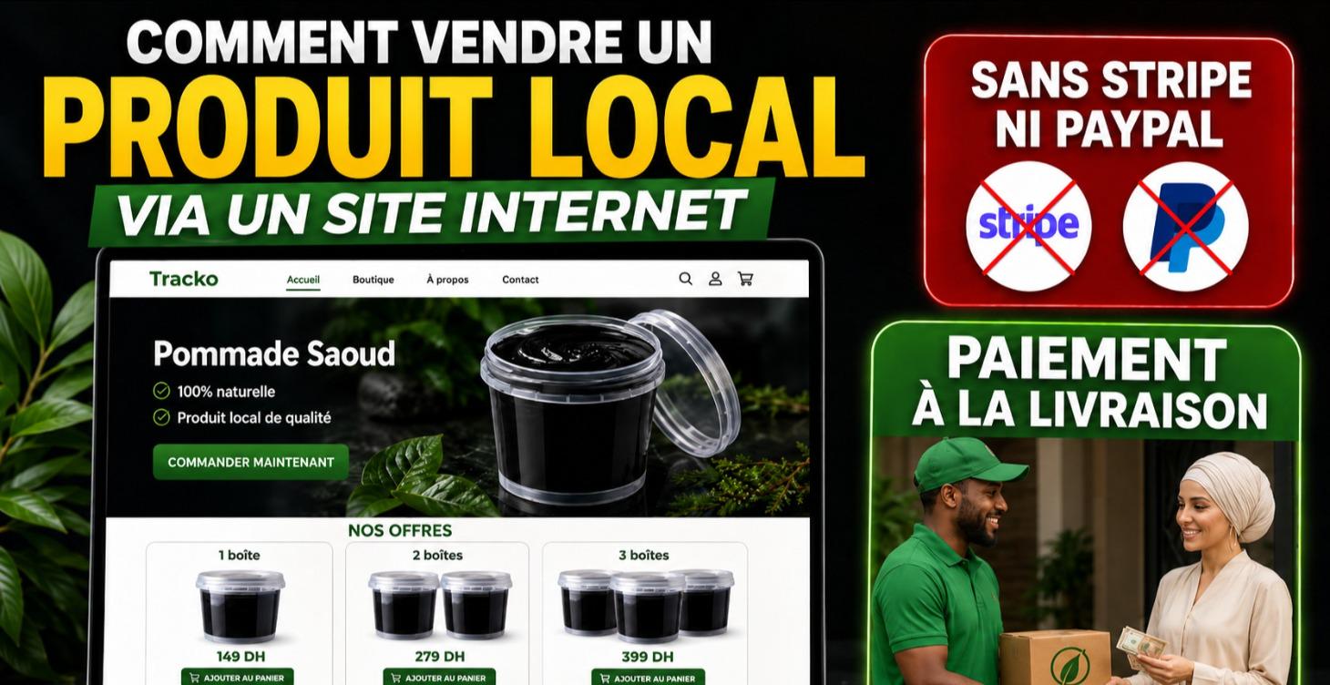 CREATIION DE SITE POUR VENDRE EN LOCAL