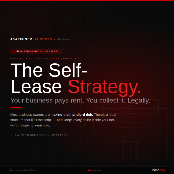 Your business is paying rent. The question is  are YOU collecting it?