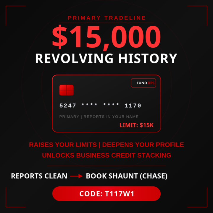 🔥 No $15K Revolving History? You're Stuck. Here's the Fix.