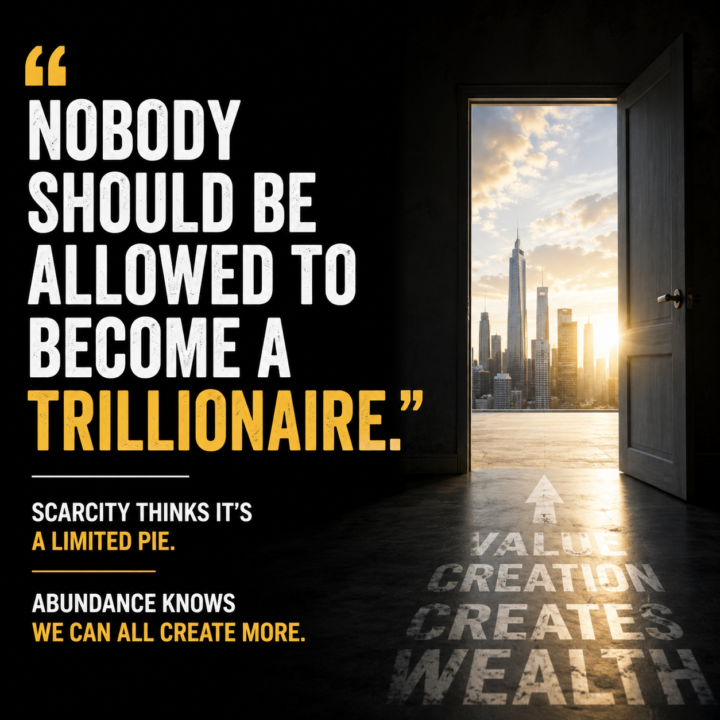 "Nobody should be allowed to become a trillionaire."