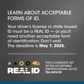 ✈️ Don’t Get Left at the Gate: REAL ID Rules Start May 7, 2025