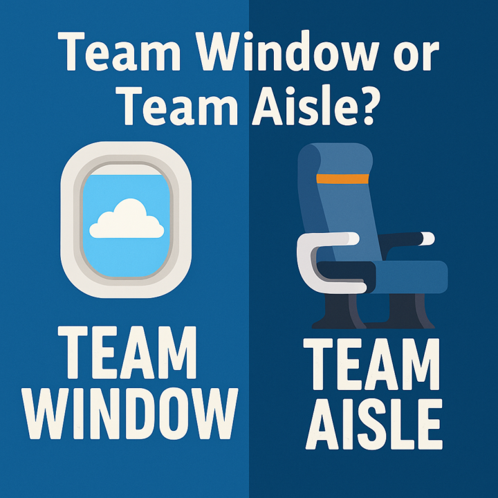✈️ Friday Flight Chat: Window or Aisle? Let’s Settle This…