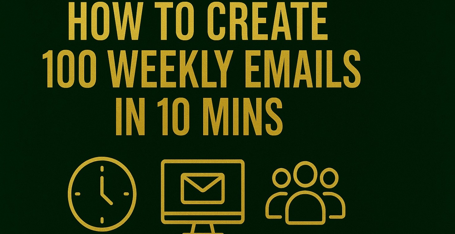 How to create 100 weekly emails in 10 mins