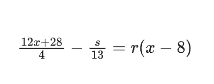 PP1: Algebra - Linear Equations in One Variable - Hard