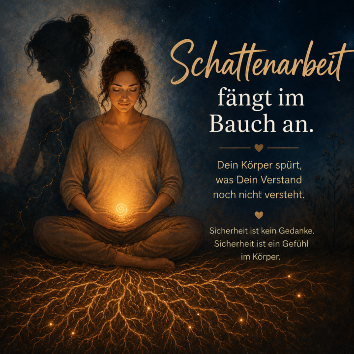 Schattenarbeit fängt im Bauch an.