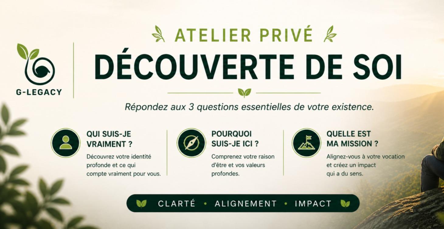 ATELIER PRIVÉ — DÉCOUVERTE DE SOI