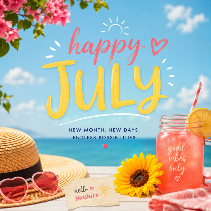 Happy New Month Of July
