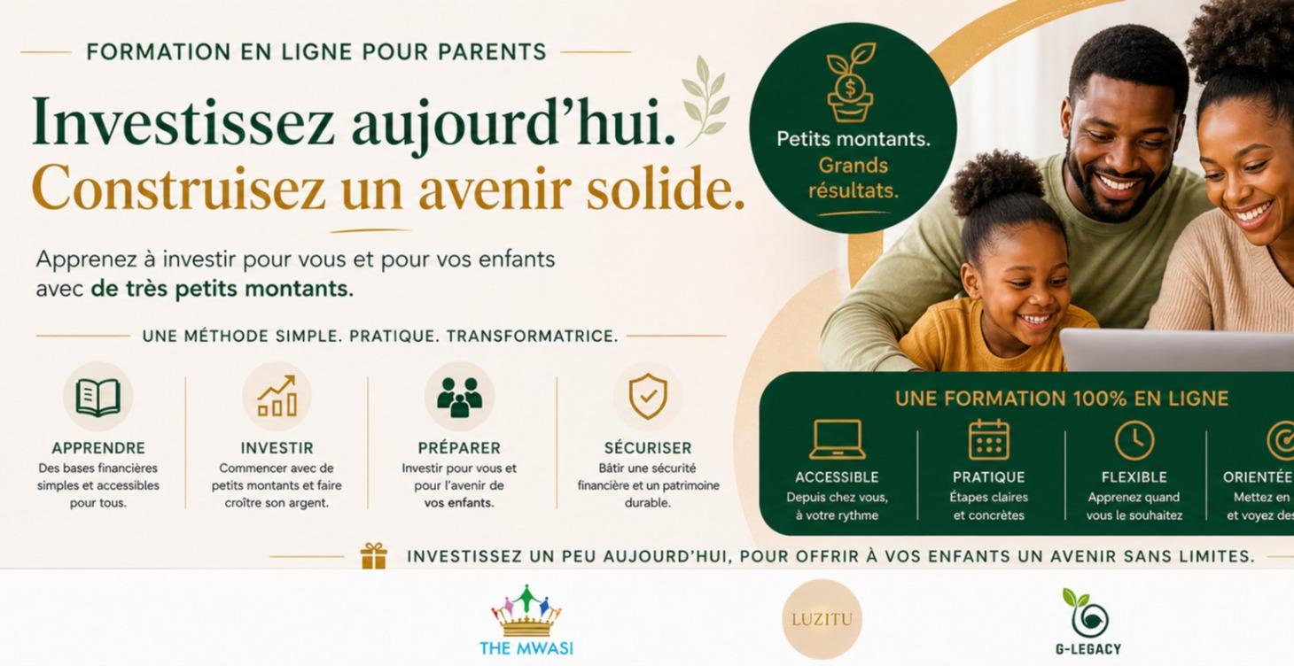 Construisez un avenir pour vous et vos enfants