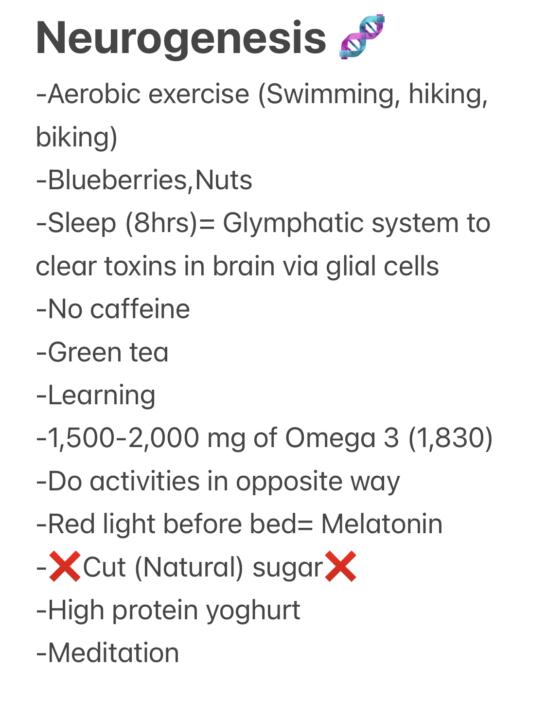 Increasing neurogenesis🧬