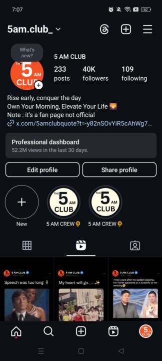 52 Million Views in last 30 Days 