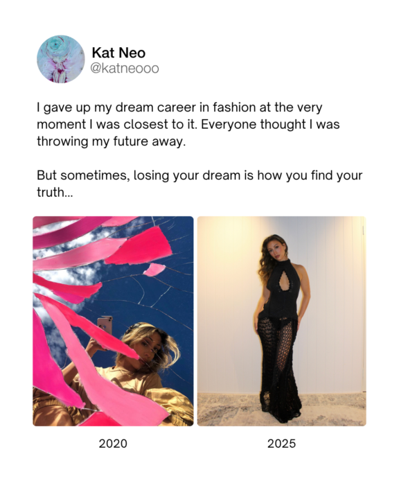 Losing your dream is how you find your truth...