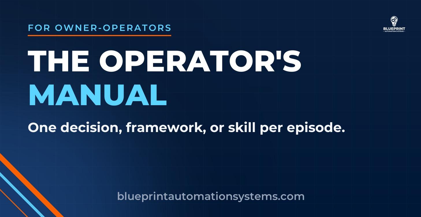 The Operator's Manual
