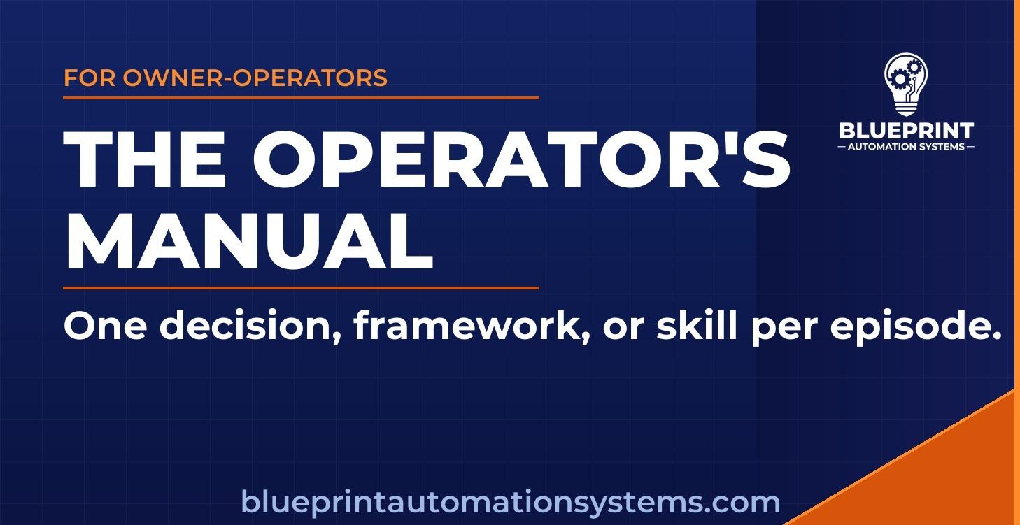 The Operator's Manual