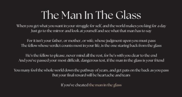 The Men In The Glass