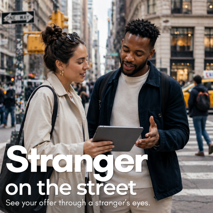 Feedback from Strangers $2 Tuesday