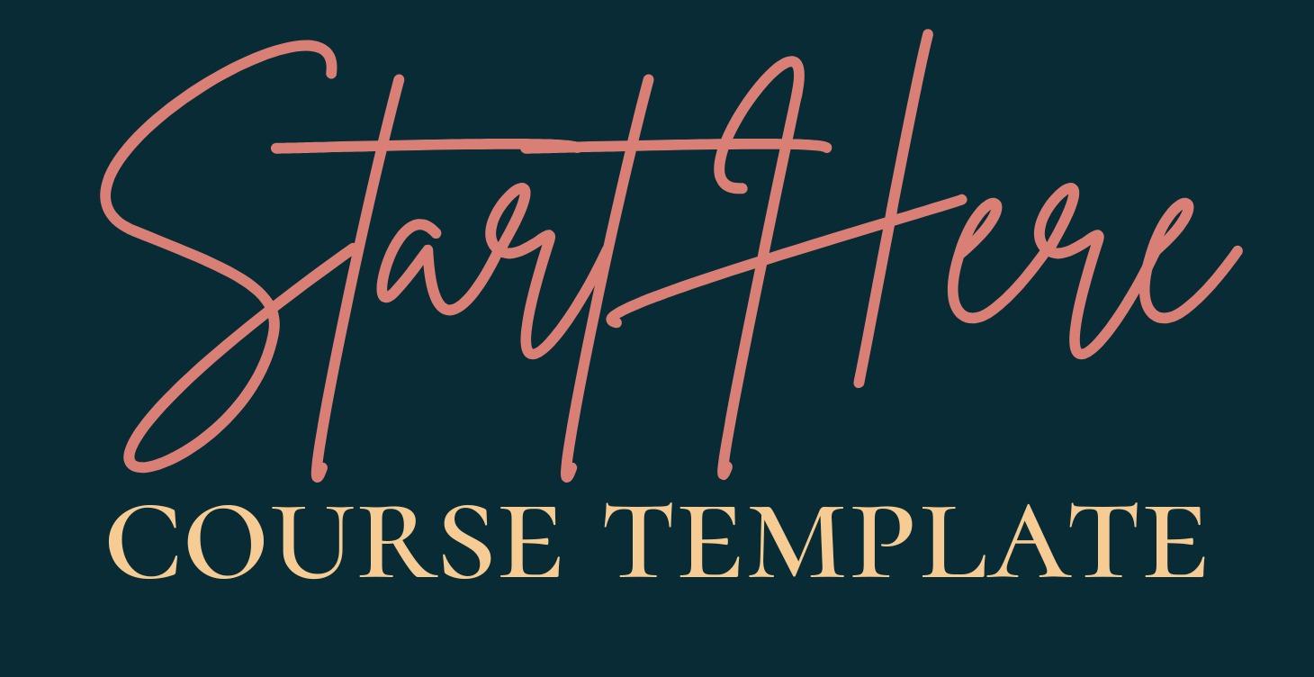 Start Here Template For Sale