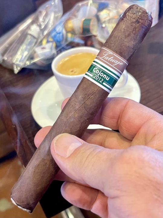 Afternoon smoke and Espresso