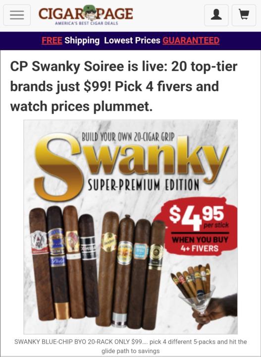 Great deal at Cigar Page!