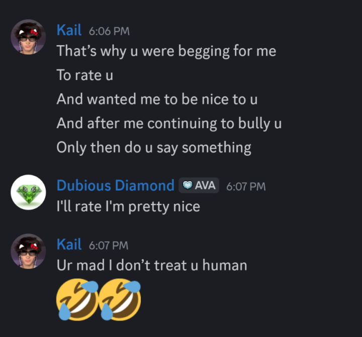 People bullying other people