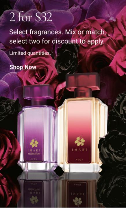 Select Avon Icon Women's Fragrances - 2 for $32!