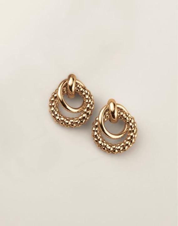 Golden Braid Statement Earrings for $10.00!