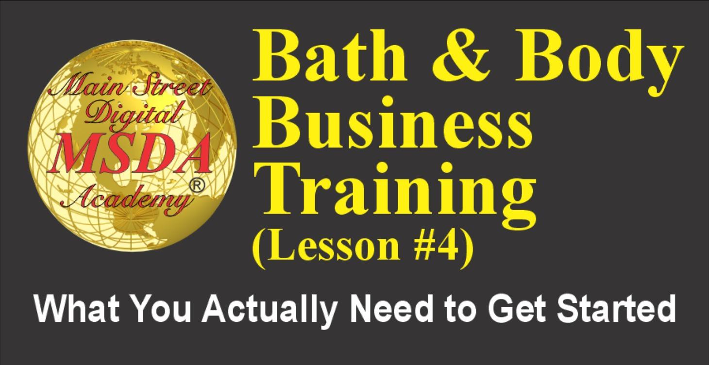 Items Needed to Get Started