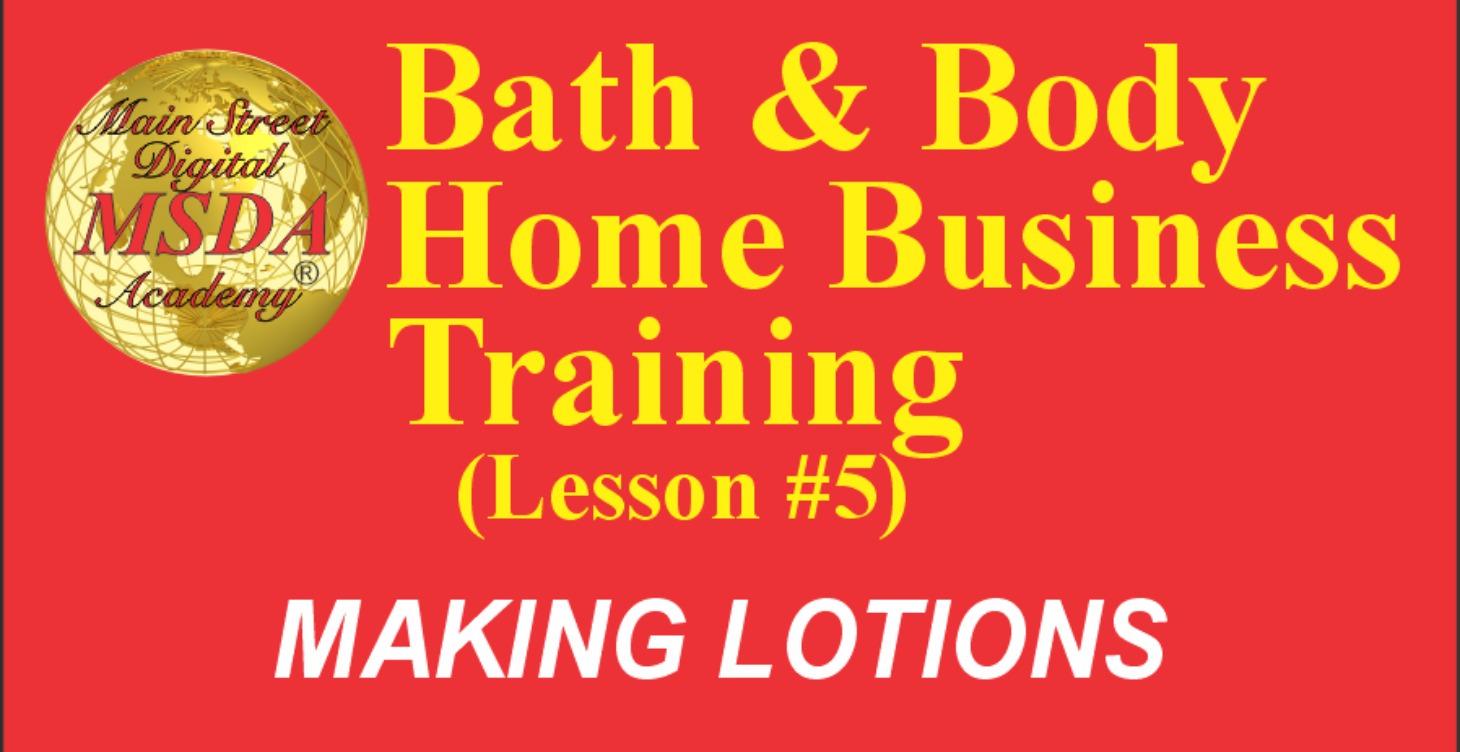 Making Lotions