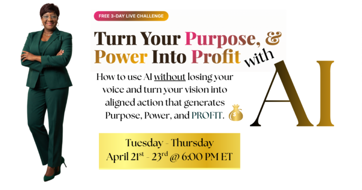 FREE 3-Day Purpose, Power & Profit Challenge